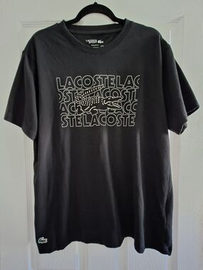 Men LACOSTE Ultra Dry Printed Sport T-shirt